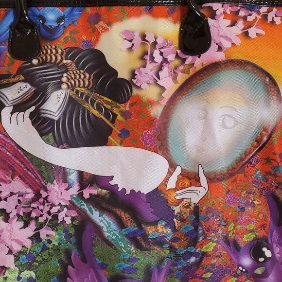 Geisha graphic tote - Picture 3 of 7